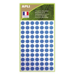 1 462 pastilles de signalisation rondes,Ø 8 mm, bleu, 100% recyclé