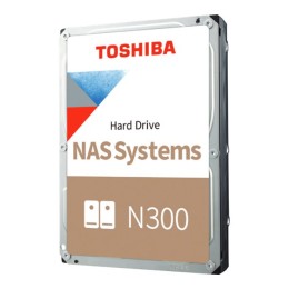 Toshiba N300 NAS MN10ADA400ES - Disque dur - 4 To - interne - 3.5" - SATA 6Gb/s - 7200 tours/min - mémoire tampon : 512 Mo