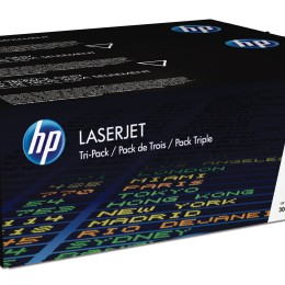 HP 305A 3-pack Cyan/Magenta/Yellow Original LaserJet Toner Cartridges