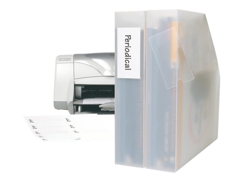 1 12 porte-étiquettes avec étiquettes 7,5 x15 cm en planches A5