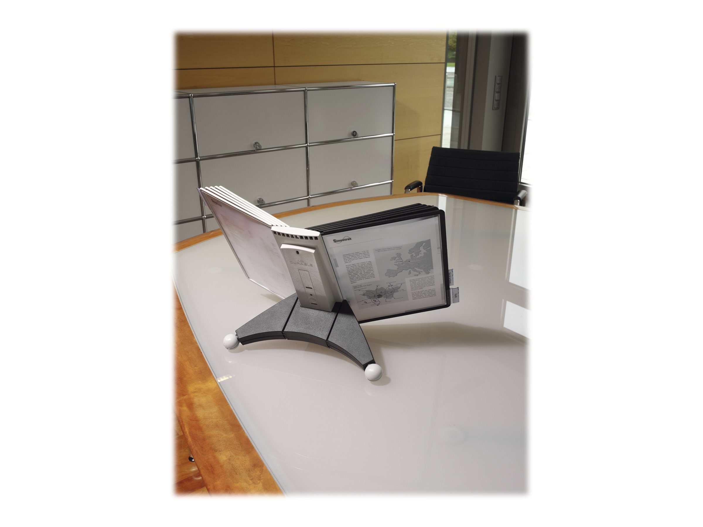 1 Kit pupitre Sherpa 10 poches - noir / gris