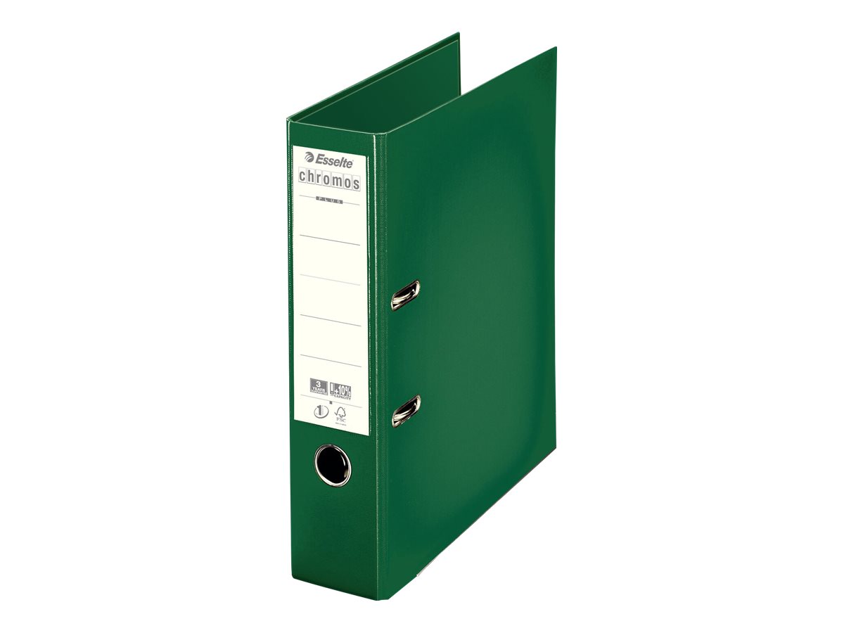 1 Classeur à levier Chromos ESSELTE - Dos 8 cm - vert