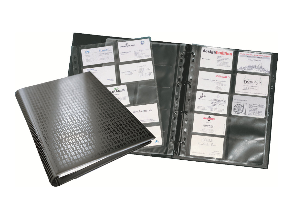 1 Classeur DURABLE cartes de visite Visifix format A4