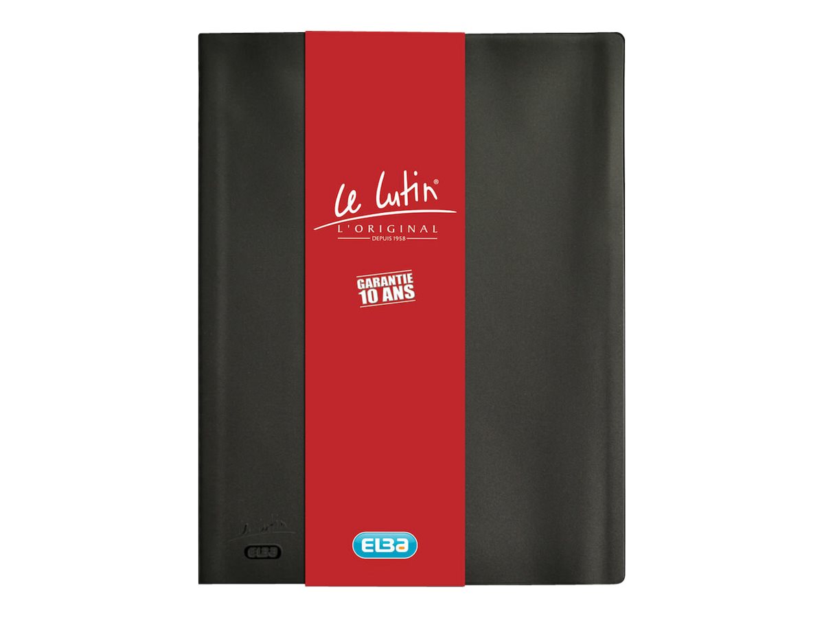 1 Protège-documents OXFORD Le Lutin Classique A4 - 100 poches - noir
