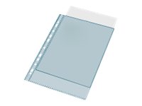 1 Sachet de 10 Pochettes perforées EXACOMPTA  en PVC souple 8/10ème résistante