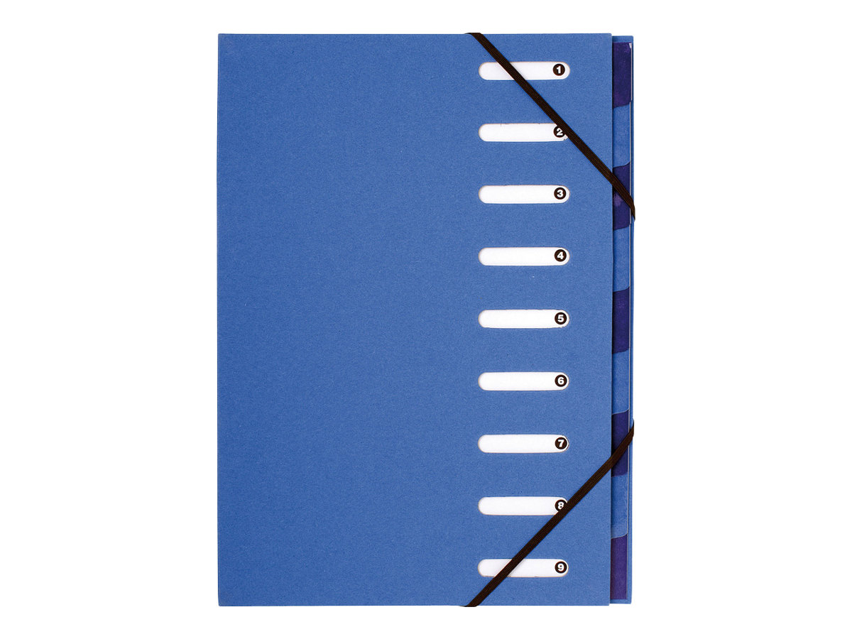1 Trieur carte Forever 9 compartiments -bleu