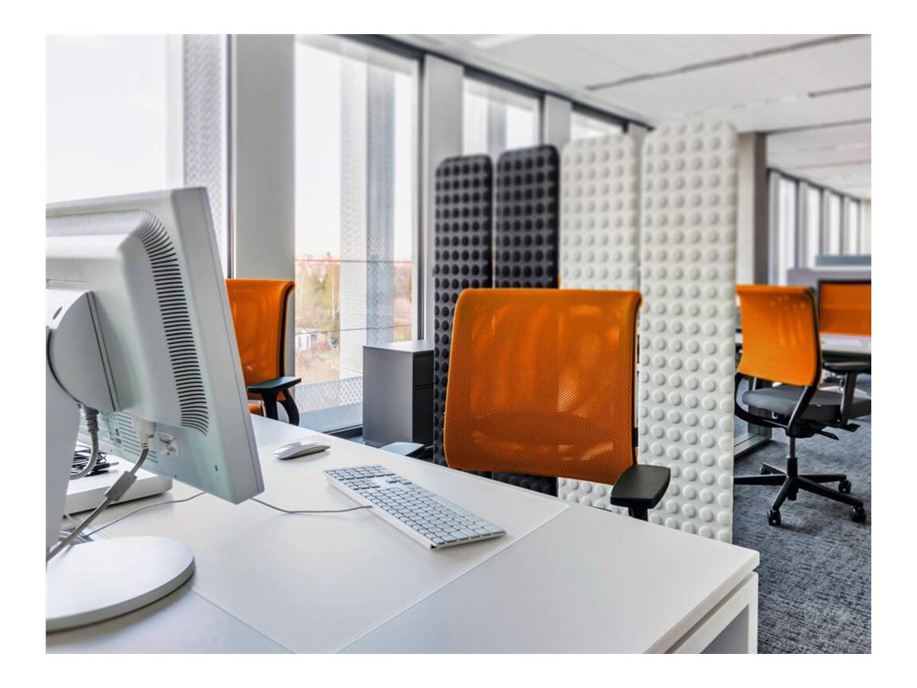 1 Sous-mains en polypropylène transparent anti reflet 65x50 cm