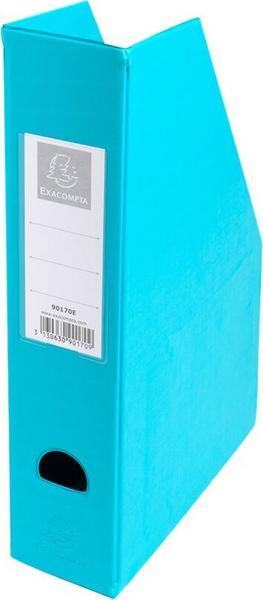 1 Boite de 10 Porte-revues polypropylène  pliables  - Dos 7 cm - Coloris assortis