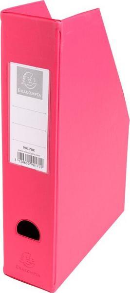 1 Boite de 10 Porte-revues polypropylène  pliables  - Dos 7 cm - Coloris assortis