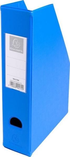 1 Boite de 10 Porte-revues polypropylène  pliables  - Dos 7 cm - Coloris assortis