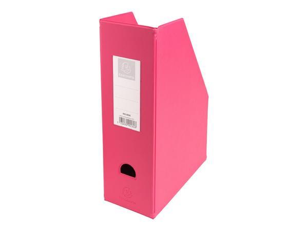 1 Boite de 10 Porte-revues pliable EXACOMPTA en polypro-Dos 10 cm