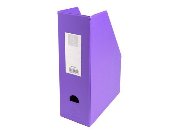 1 Boite de 10 Porte-revues pliable EXACOMPTA en polypro-Dos 10 cm