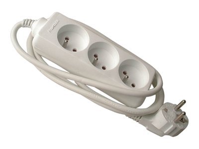 1 Bloc multiprises 3 prises - Câble 1,5 mètre