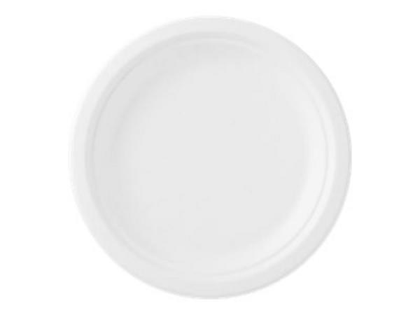 1 Lot de 50 Assiettes biodégradables Ø 22 cm