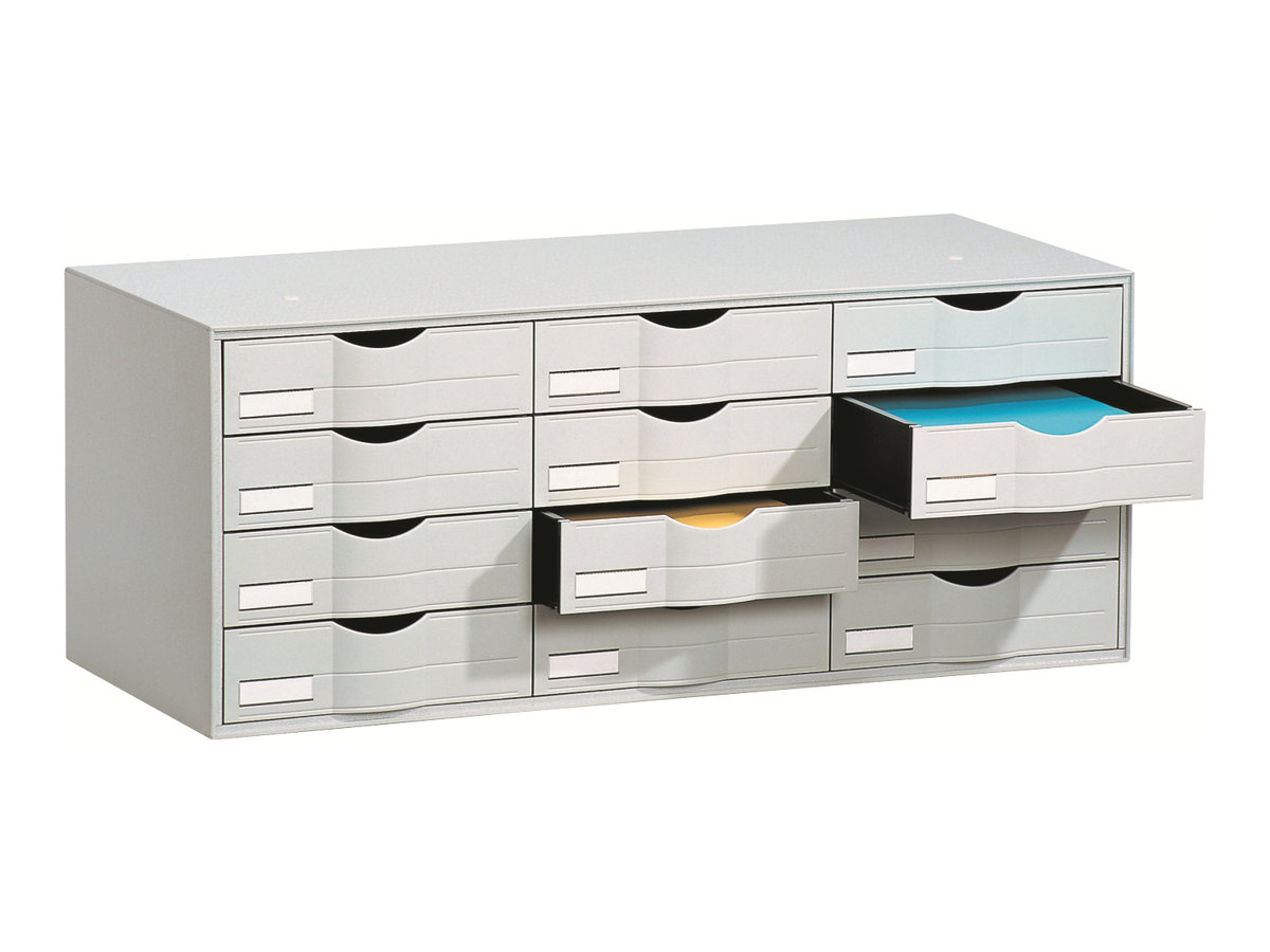 1 Bloc 12 tiroirs - largeur 81,3 cm