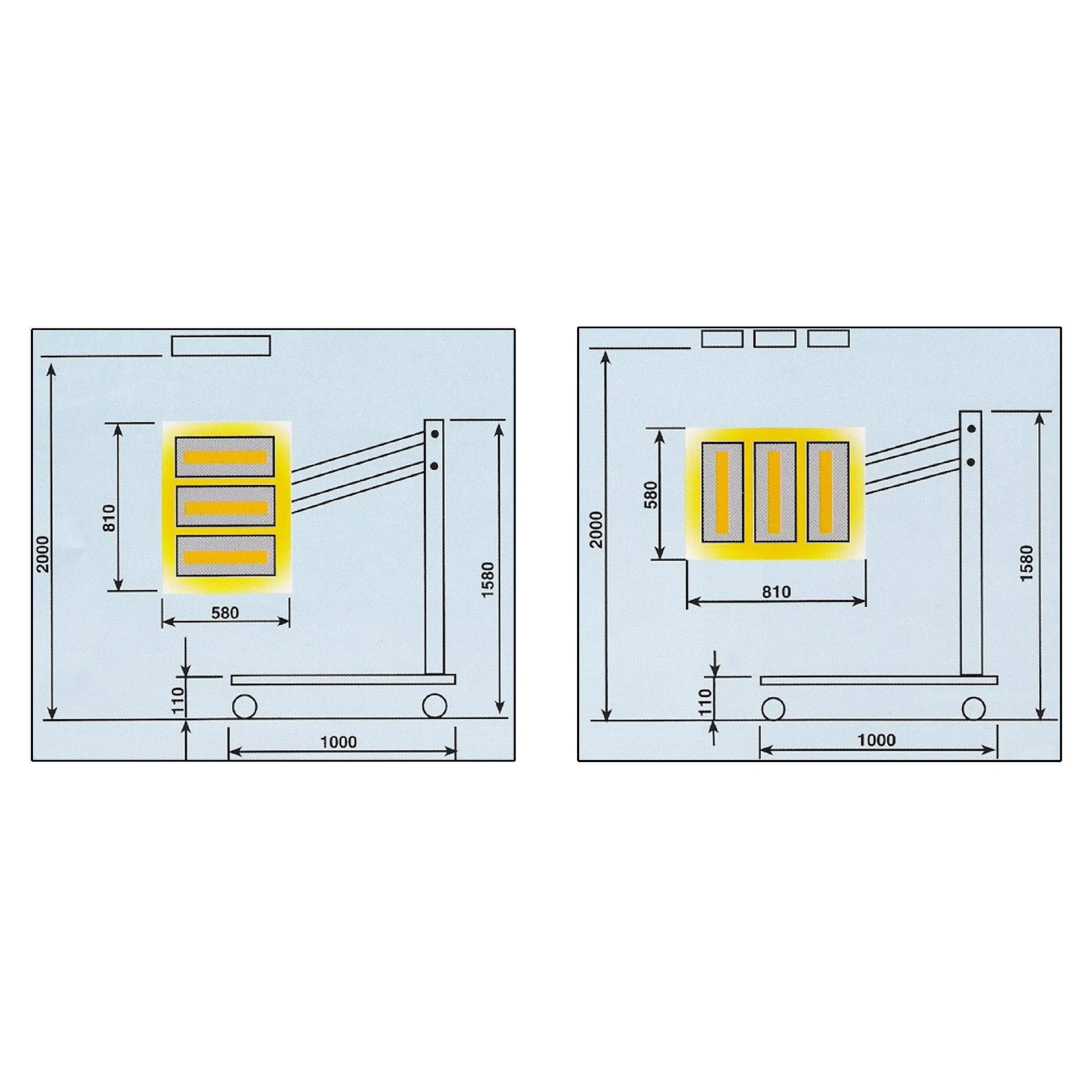 SECHEUR MOBILE ONDES COURTES 3x 1000W AVEC PYROMETRE