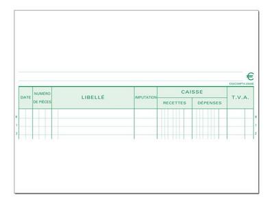 1 Manifold autocopiant imprimé Caisse - Foliotage 50/2