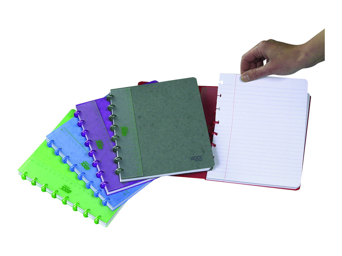 1 Cahier couverture carte ADOC A4, 5x5, 144 pages