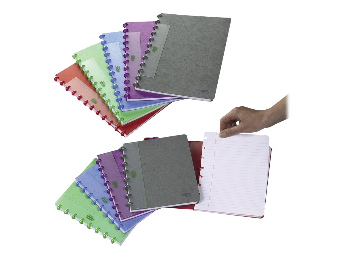 1 Cahier couverture carte ADOC A4, 4x8, 144 pages