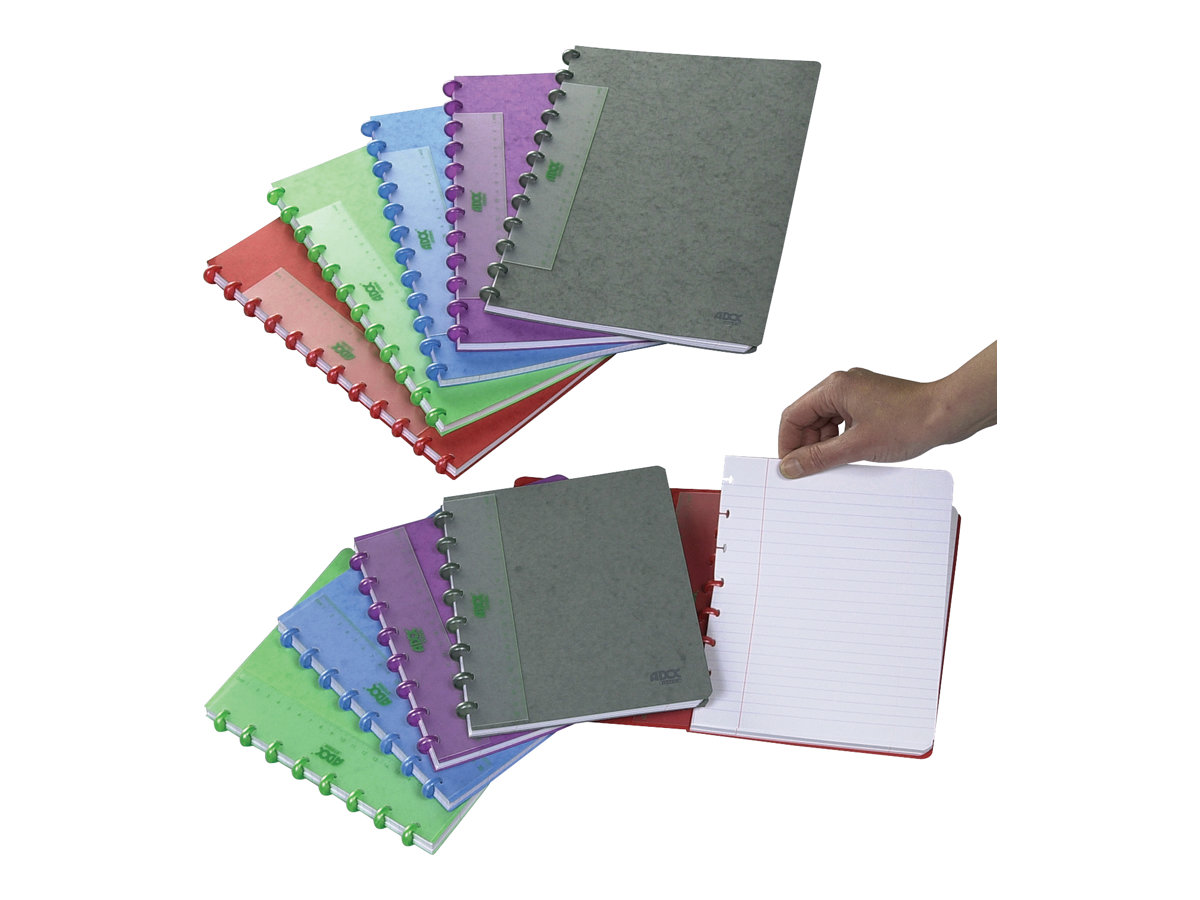 1 Cahier couverture carte ADOC A5, 5x5, 144 pages