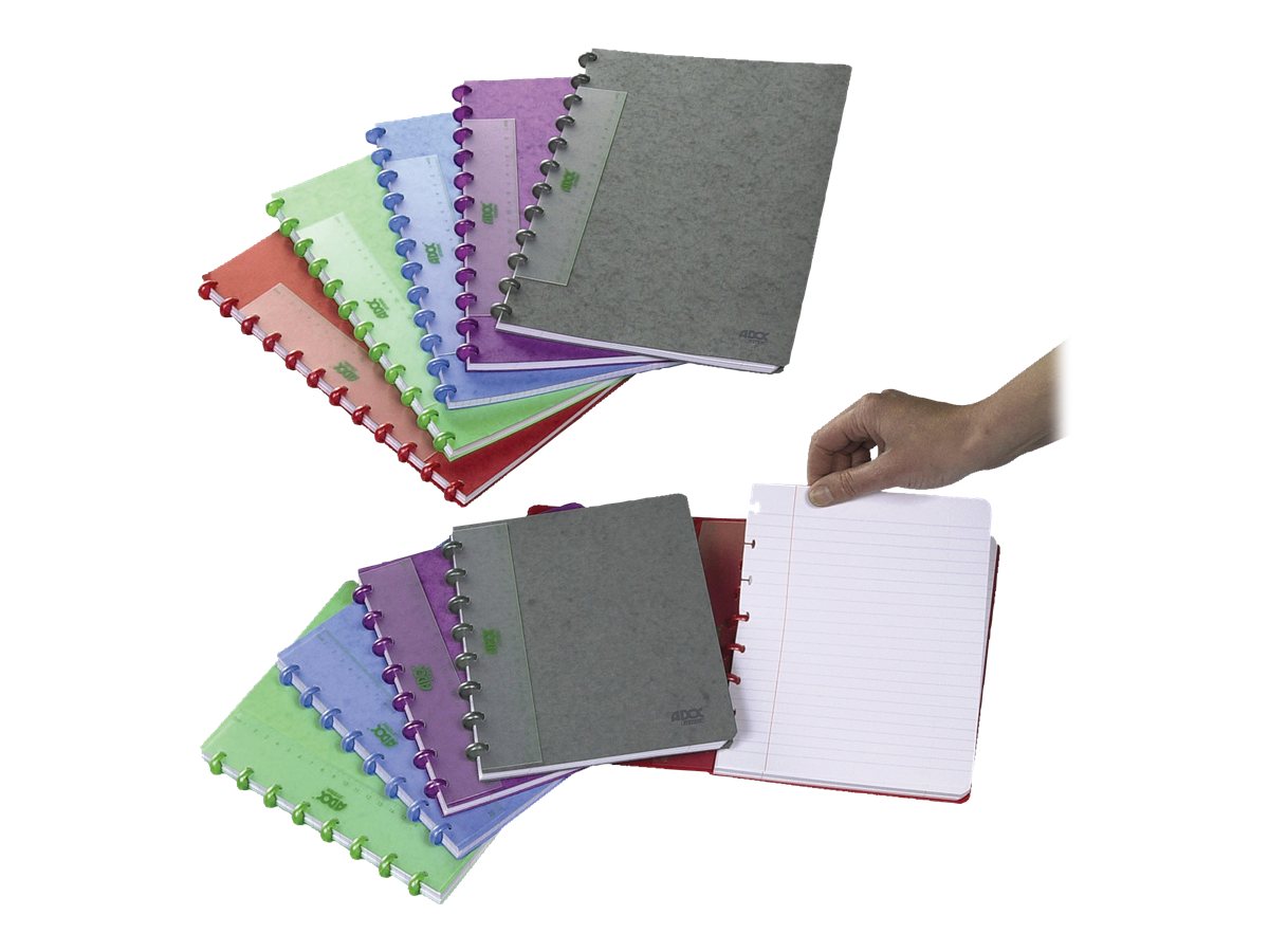 1 Cahier couverture carte ADOC A5, 4x8, 144 pages