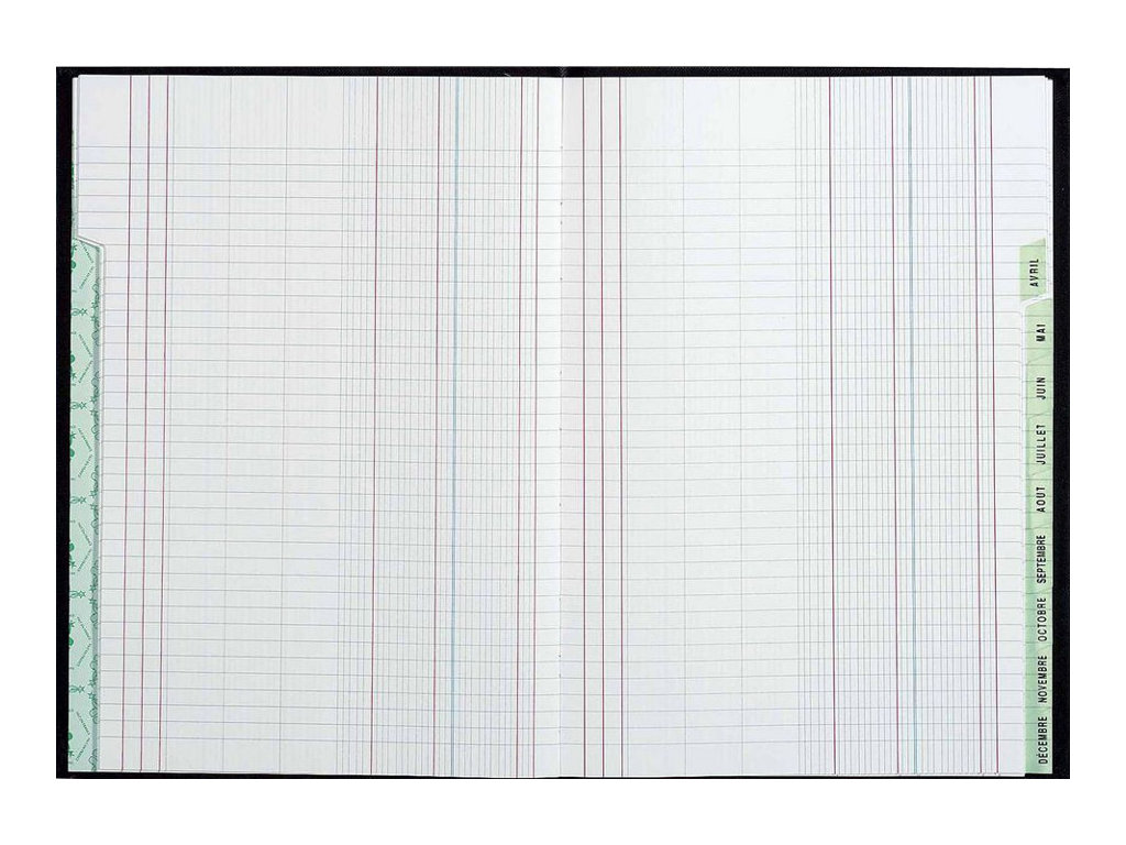 1 Piqûre comptable spécifique Echéancier- 12 touches mensuelles