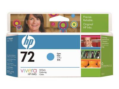 1 HP 72 cartouche d'encre cyan C9371A