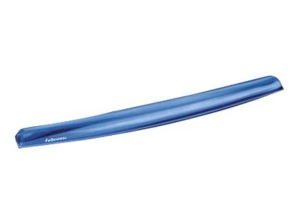 1 Repose-poignets clavier gel FELLOWES Crystal - bleu