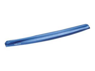 1 Repose-poignets clavier gel FELLOWES Crystal - bleu