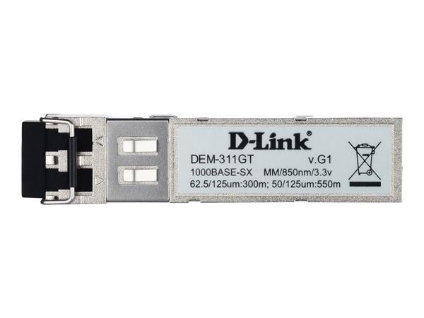 D-Link DEM-311GT module émetteur-récepteur de réseau Fibre optique 1000 Mbit/s SFP 850 nm