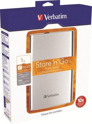 Verbatim Store 'n' Go USB 2.0 Portable Hard Drive 1TB disque dur externe 1 To 5400 tr/min Noir