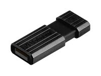 Verbatim Micro-clé USBPinStripe de 64 Go - noire