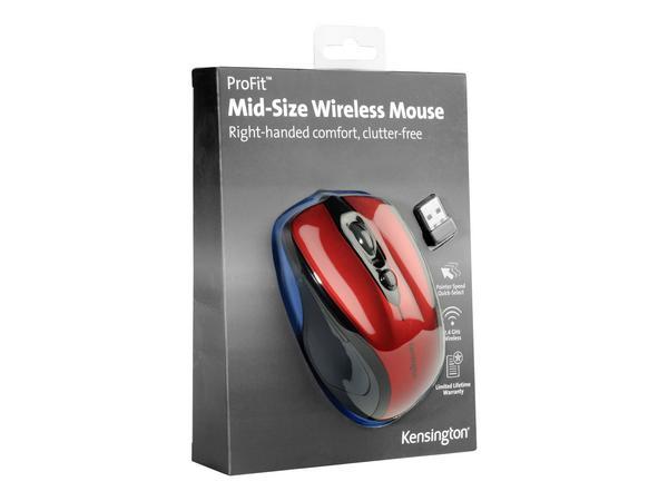 Kensington Souris sans fil taille moyenne Pro Fit® - rouge rubis