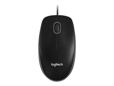 Logitech B100 souris Bureau Ambidextre USB Type-A Optique 800 DPI