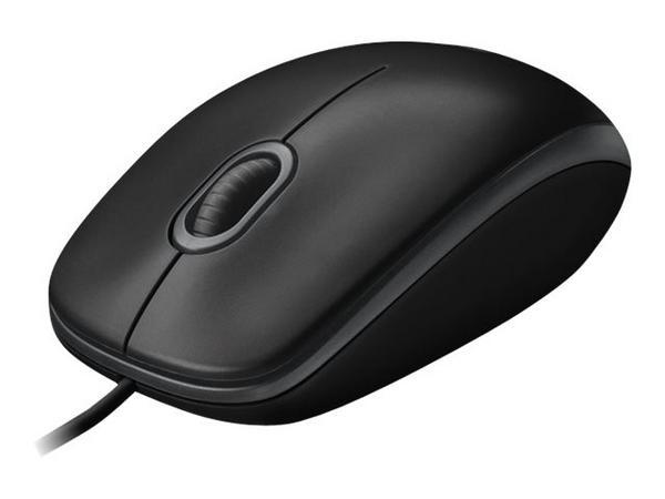 Logitech B100 souris Bureau Ambidextre USB Type-A Optique 800 DPI