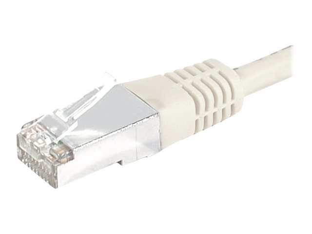1 Câble réseau RJ45 S/FTP CAT6 1 m. blanc