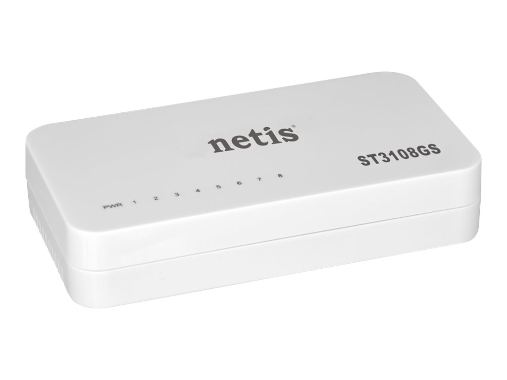 1 Switch Ethernet 8 ports 10/100/1000 Mbps.