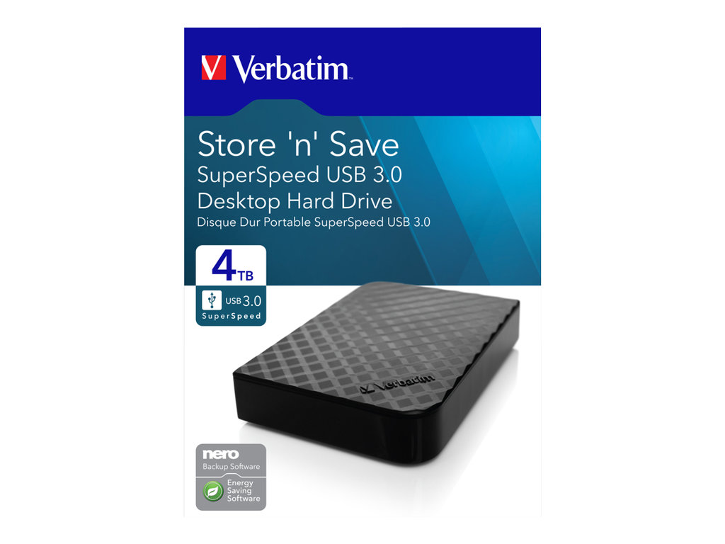 Verbatim Store 'n' Save 4 To USB 3.0
