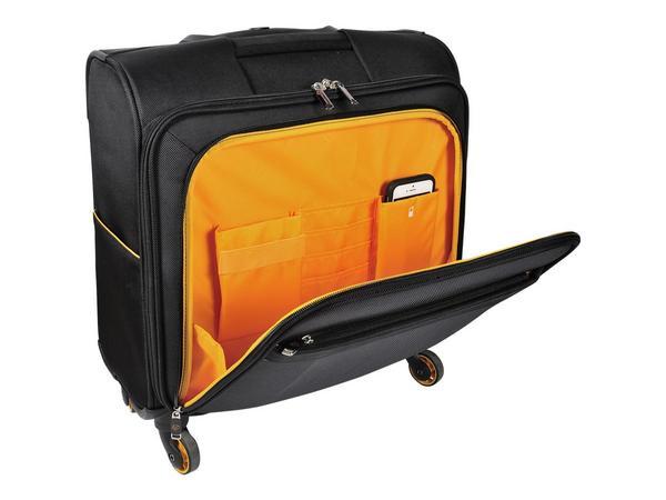1 Trolley pilot case Polyester 4 roulettes