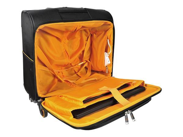 1 Trolley pilot case Polyester 4 roulettes