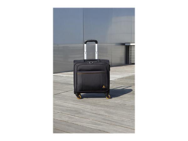 1 Trolley pilot case Polyester 4 roulettes