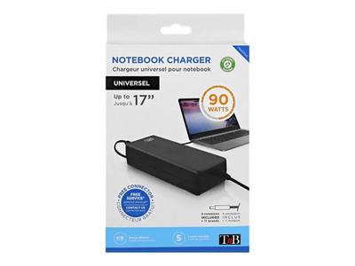 1 Alimentation secteur universelle pour Notebook jusqu'à 17 pouces