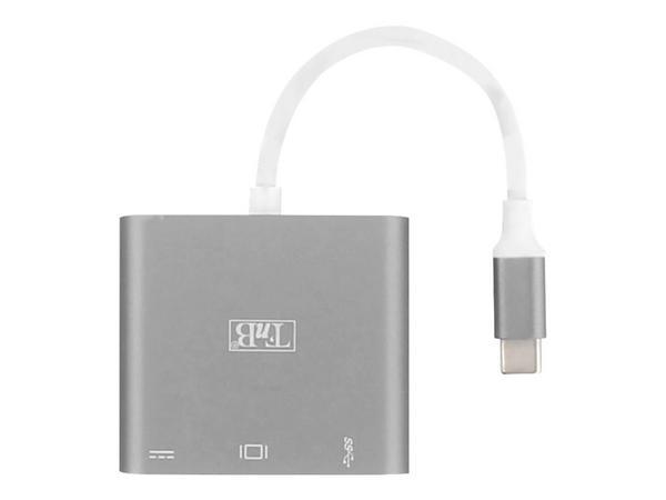 1 Adaptateur Vidéo Multiport Type C versHDMI/ USB 3.1 / Type C PD2