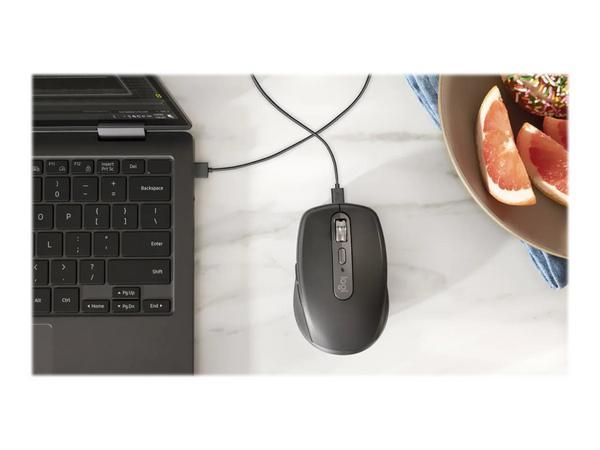 Logitech MX Anywhere 3S souris Bureau Droitier RF sans fil + Bluetooth Laser 8000 DPI