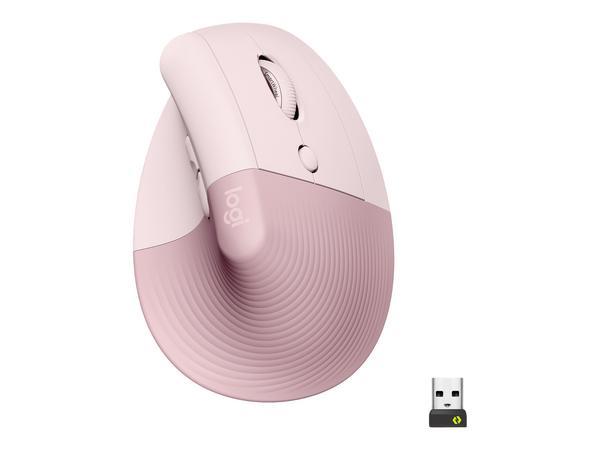 Logitech Lift souris Bureau Droitier RF sans fil + Bluetooth Optique 4000 DPI