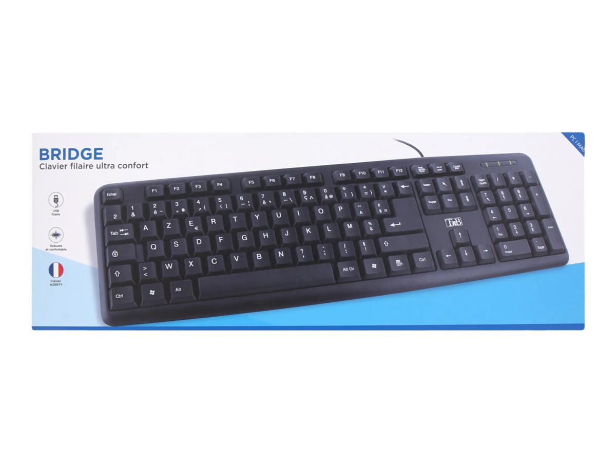 1 Clavier filaire confortable BRIDGE