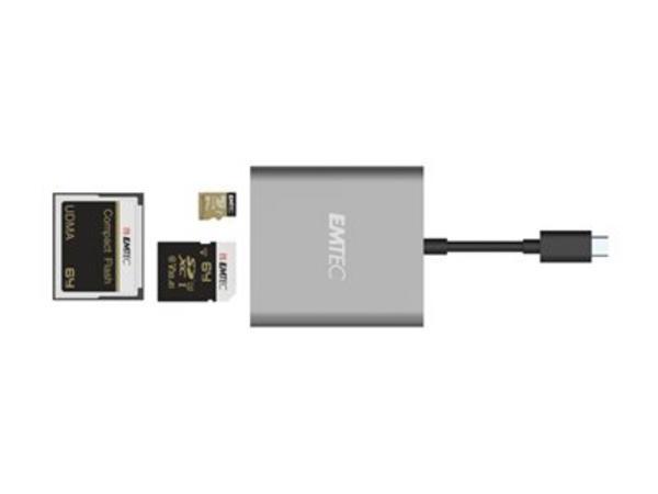 1 Lecteur de cartes Emtec Type-C Pro T610C