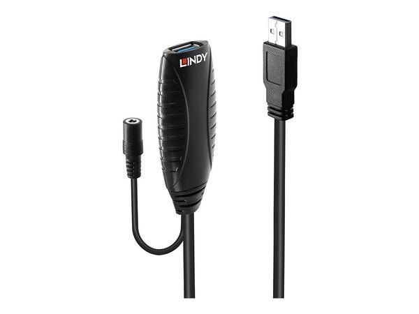 Lindy 43156 câble USB USB 3.2 Gen 1 (3.1 Gen 1) 10 m USB A Noir