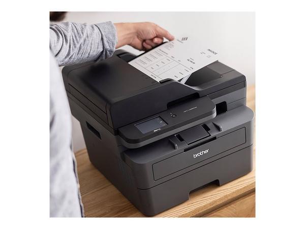 Brother MFC-L2860DWE - Imprimante multifonction laser 4-en-1 monochrome A4 compacte et réseau Ethernet - 6 mois d'abonnement EcoPro inclus.