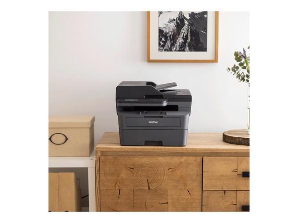 Brother MFC-L2860DWE - Imprimante multifonction laser 4-en-1 monochrome A4 compacte et réseau Ethernet - 6 mois d'abonnement EcoPro inclus.